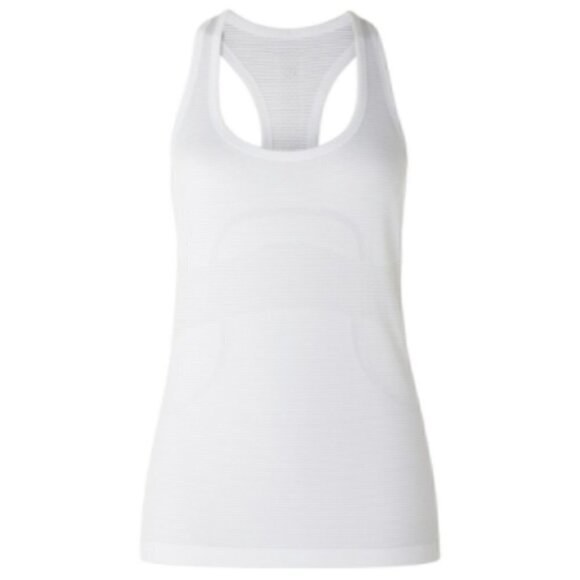 Lululemon Run Swiftly Racerback Tank White 6 NWOT - Picture 5 of 11